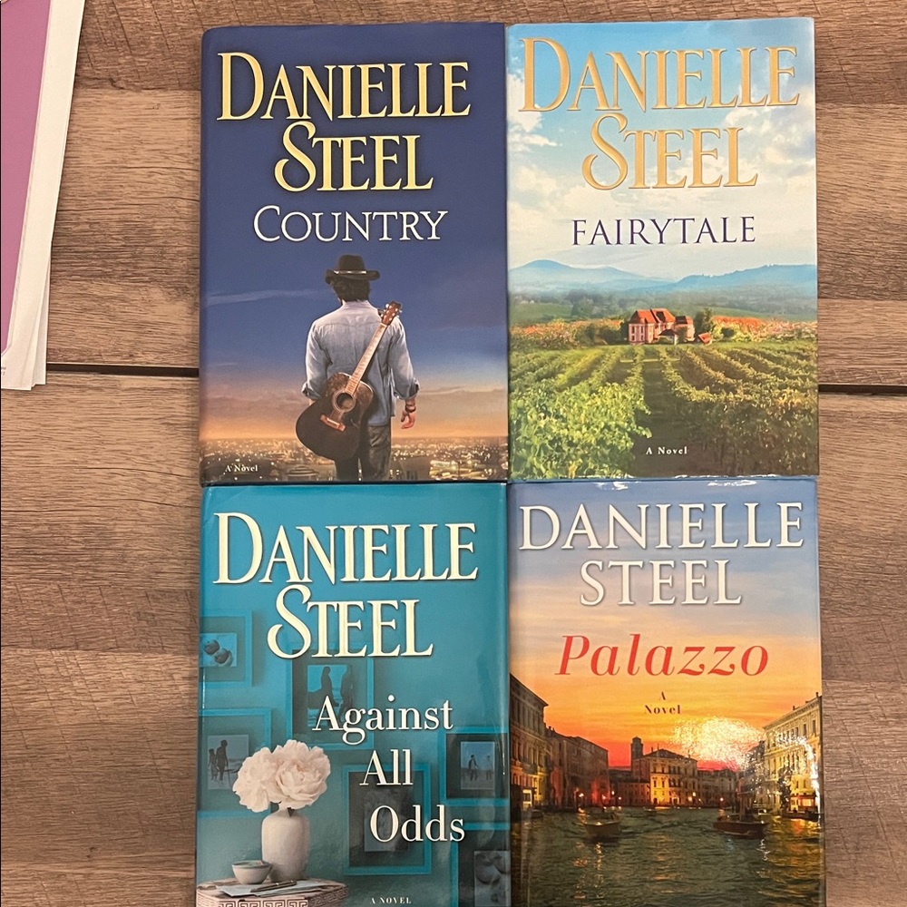 Danielle Steel Novel Set includes 4 books in set hardcover like new